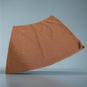 Victoria's Secret PINK Shimmering Brown Beach Cover-Up Mini Skirt